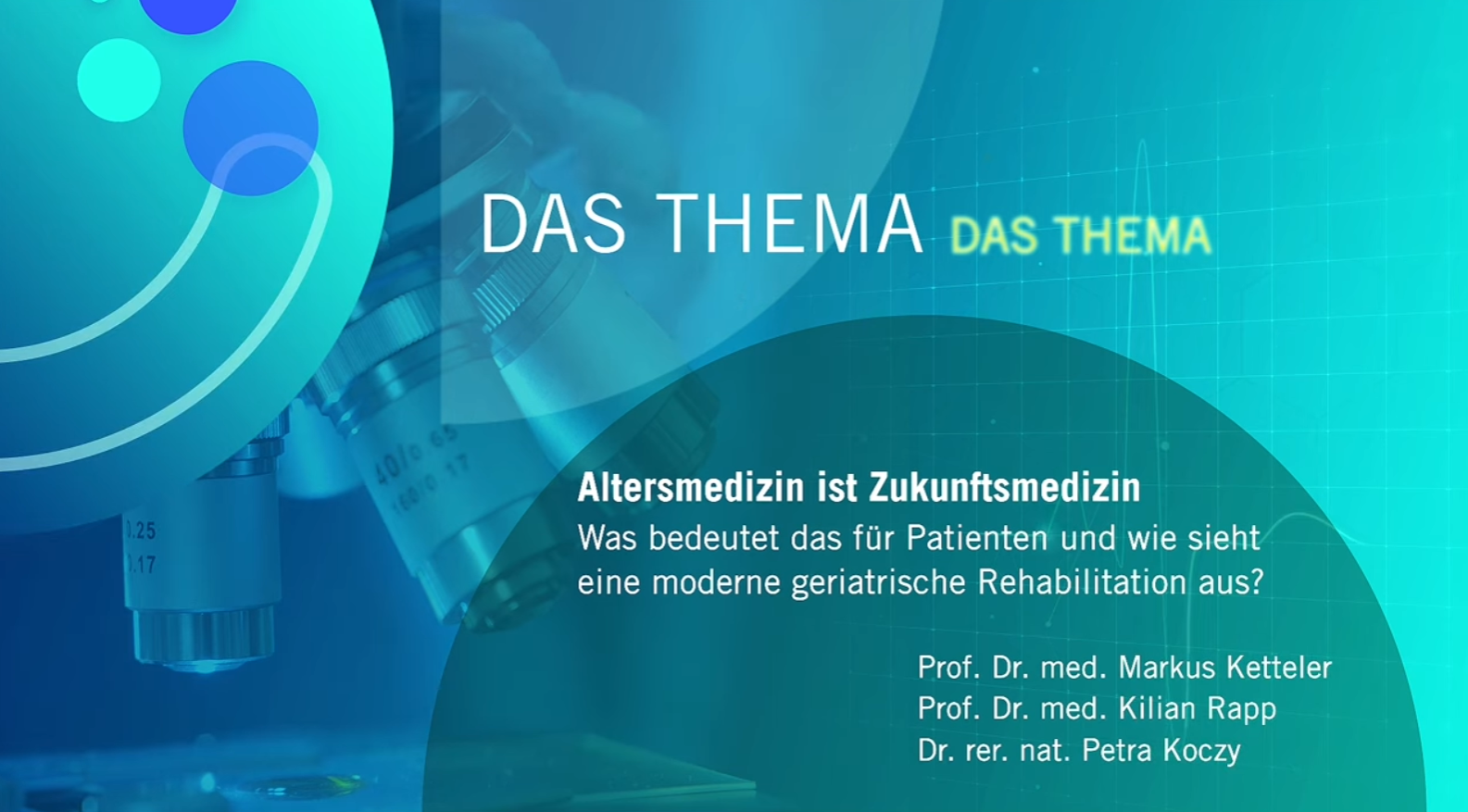 Altersmedizin ist Zukunftsmedizin